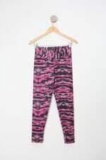 Calça de tecido feminina estampada