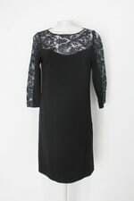 Vestido fillity feminino preto com Renda 