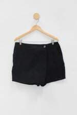 Shorts Saia anguri feminina preta