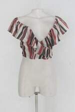 Blusa cropped pull&bear feminina estampada