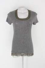 Blusa morina feminina bicolor com Recortes