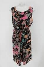 Vestido honey girl feminino estampado com Faixa na Cintura