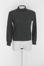 Blusa marfinno feminina preto