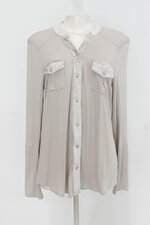 Camisa calvim klein feminina cinza