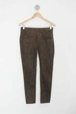 Calça de sarja feminina marrom