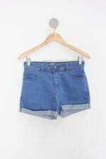 Shorts jens bluesteel feminino azul