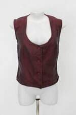 Colete feminino vermelho