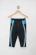 Calça Esportiva feminino preto estampado com Viés