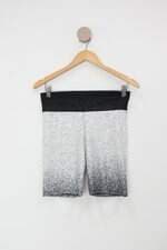 Shorts feminino estampado bicolor