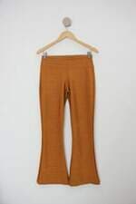 Calça de tecido feminina marrom