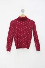 Blusa Infantil renner vinho estampado