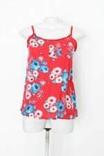 Regata feminina vermelha  estampada com Hotfix