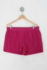 Shorts de academia feminino rosa estampado