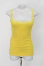 Blusa lamer feminina amarela com Renda