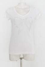 Blusa feminina branco com Hotfix