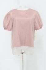 Blusa d'amor feminina rosa com Aplique