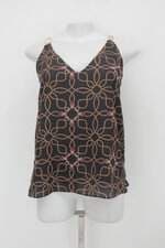 Regata kaele collection feminina preto estampado 