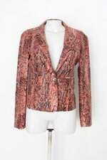 Blazer trimix feminino estampado