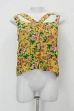Blusa c&a feminina amarela floral 