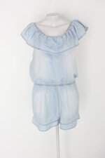 Macacão bona bona feminina azul