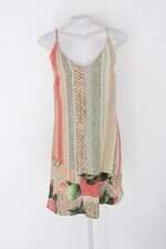 Vestido flor de lis feminina estampado