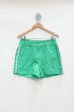 Shorts egoiste feminino verde com Renda