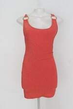 Vestido feminino coral com Forro