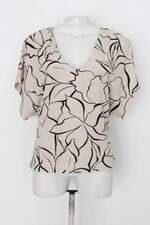 Blusa riachuelo feminina estampada com Recortes