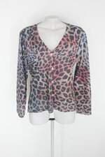 Cardigan insigne feminino estampado