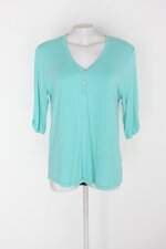 Blusa dooplex jeans feminina turquesa