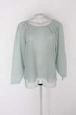 Blusa mango suit feminina verde