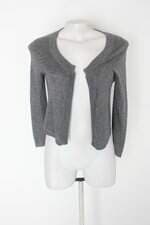 Cardigan mng suit feminino cinza