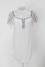 Vestido cor doce feminino branco com Bordado