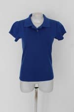 Polo feminina azul
