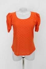 Blusa feminina laranja com Forro