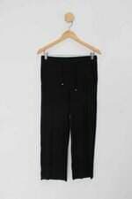Calça de tecido xique xique feminina preta