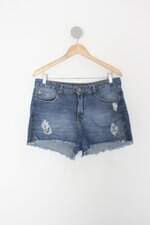 Shorts taco feminino azul