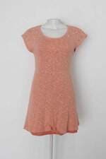 Vestido lola e maria feminina coral com Aplique e Forro