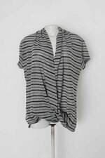 Blusa riachuelo feminina cinza listrada