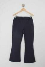 Calça Flare oxus feminina azul com Cós de elástico