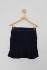 Saia feminina azul com Forro