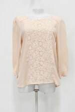 Blusa feminina rosa com Bordado manga longa 