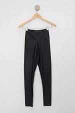 Calça Legging ccm feminino preta  estampada  com Cós com elástico