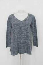 Blusa de tricot  ateen feminina azul