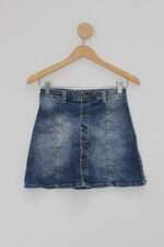 Saia Jeans youcom feminina azul