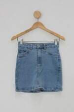 Saia Jeans nxo feminina azul