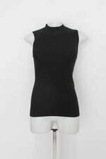 Blusa de tricot  karina sterenberg feminina preta