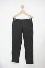 Calça Social feminina preta listrada