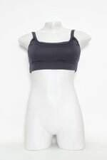 Top Esportivo feminino preto com Bojo