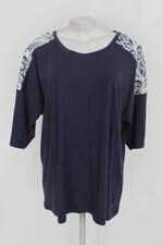 Blusa stroke feminina azul com Bordado e Paetê